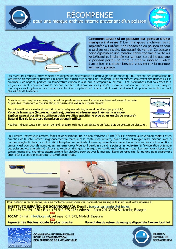 Marquage scientifique - Obsession Tuna Fishing